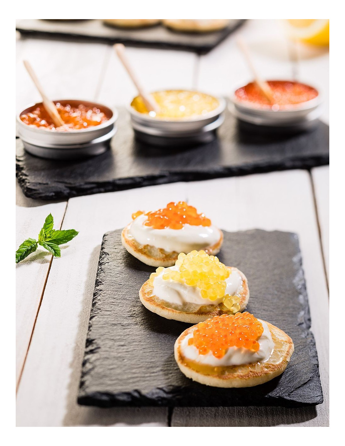 Oeufs de saumon de fontaine bio - L'Épicerie Neuvic - Caviar de Neuvic