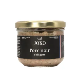 jardin-terroir.com - Terrine de Porc Noir de Bigorre AOP, Poids net (en g): 90 g