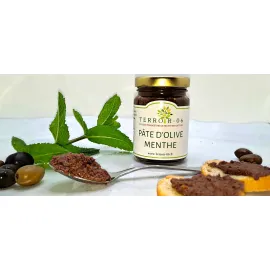jardin-terroir.com - Pâte d'olive Menthe – pot de 100 g