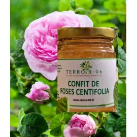 jardin-terroir.com - Confit de rose centifolia – pot de 30 g