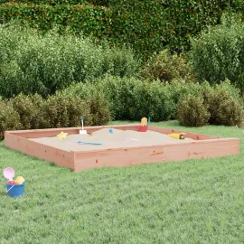 jardin-terroir.com - Bac à sable avec sièges carré bois massif de douglas