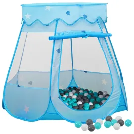 jardin-terroir.com - Tente de jeu pour enfants avec 250 balles Bleu 102x102x82 cm