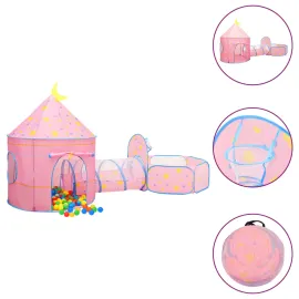 jardin-terroir.com - Tente de jeu pour enfants avec 250 balles Rose 301x120x128 cm
