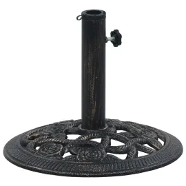 jardin-terroir.com - Socle de parasol Noir et bronze 9 kg 40 cm Fonte