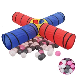 jardin-terroir.com - Tunnel de jeu pour enfants avec 250 balles Multicolore