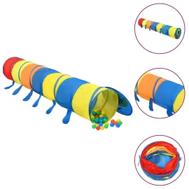 jardin-terroir.com - Tunnel de jeu pour enfants avec 250 balles Multicolore 245 cm