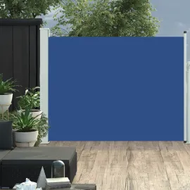 jardin-terroir.com - Auvent latéral rétractable de patio 140x500 cm Bleu