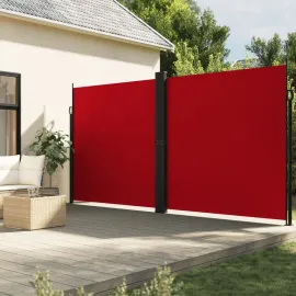 jardin-terroir.com - Auvent latéral rétractable Rouge 220x1200 cm
