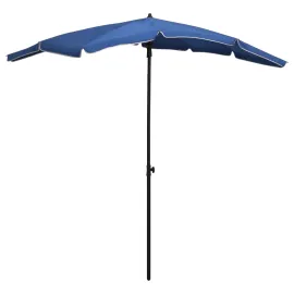 jardin-terroir.com - Parasol de jardin avec mât 200x130 cm Bleu azuré