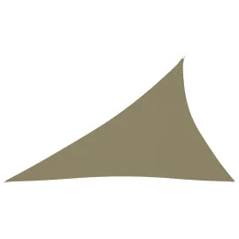 jardin-terroir.com - Voile de parasol tissu oxford triangulaire 3x4x5 m beige