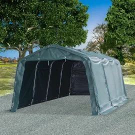 jardin-terroir.com - Tente amovible pour bétail PVC 550 g/m² 3,3 x 6,4 m Vert foncé