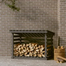 jardin-terroir.com - Support pour bois de chauffage Gris 108x73x79 cm Bois de pin