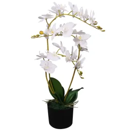 jardin-terroir.com - Plante artificielle avec pot Orchidée 65 cm Blanc