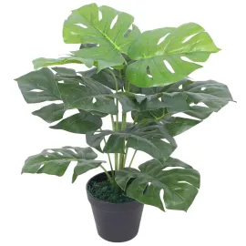 jardin-terroir.com - Plante Monstera artificielle avec pot 45 cm Vert