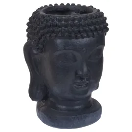 jardin-terroir.com - ProGarden Pot à fleurs Figurine de Bouddha 25x26x35 cm Anthracite