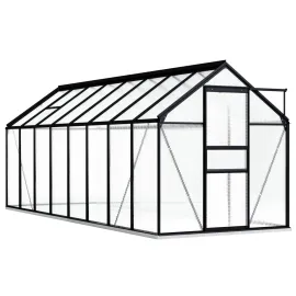 jardin-terroir.com - Serre avec cadre de base Anthracite Aluminium 9,31 m²