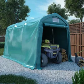 jardin-terroir.com - Tente de garage PVC 2,4x3,6 m Vert