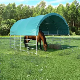 jardin-terroir.com - Tente pour bétail PVC 3,7x3,7 m Vert