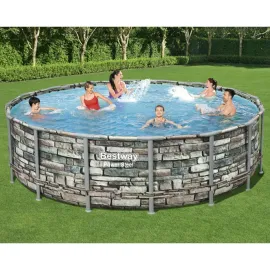 jardin-terroir.com - Bestway Ensemble de piscine Power Steel 488x122 cm