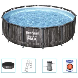 jardin-terroir.com - Bestway Ensemble de piscine ronde Steel Pro MAX 427x107 cm