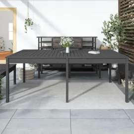 jardin-terroir.com - Table de jardin gris 203,5x100x76 cm bois massif de pin