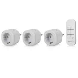 jardin-terroir.com - Smartwares Set de mini interrupteurs d'intérieur 8x5,5x5,5 cm Blanc