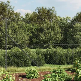 jardin-terroir.com - Clôture à mailles losangées anthracite 1,6x10 m