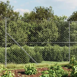 jardin-terroir.com - Clôture à mailles losangées argenté 1,6x25 m