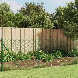 jardin-terroir.com - Clôture en mailles de chaîne vert 1,1x10 m