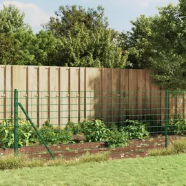 jardin-terroir.com - Clôture en treillis métallique vert 1x25 m acier galvanisé