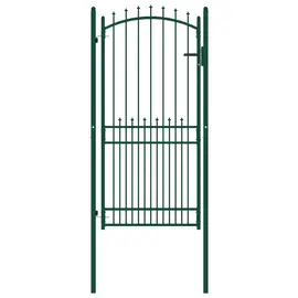 jardin-terroir.com - Portail de clôture avec pointes Acier 100x200 cm Vert