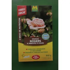 jardin-terroir.com - Engrais pour rosiers et arbustes à fleurs Bio Masso Garden Conditionnement - Boîte de 800g