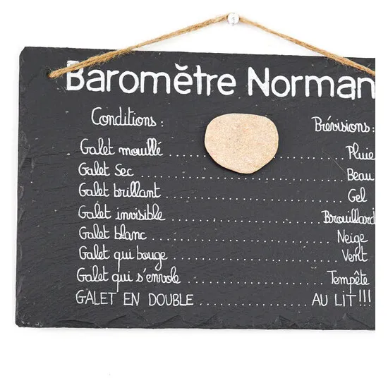 jardin-terroir.com - Écriteau "Baromètre normand"