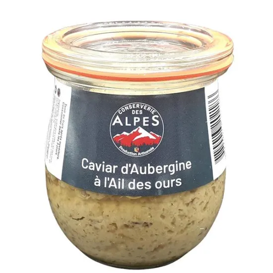 jardin-terroir.com - Caviar D'Aubergine À L'Ail Des Ours, Options: 1 unité
