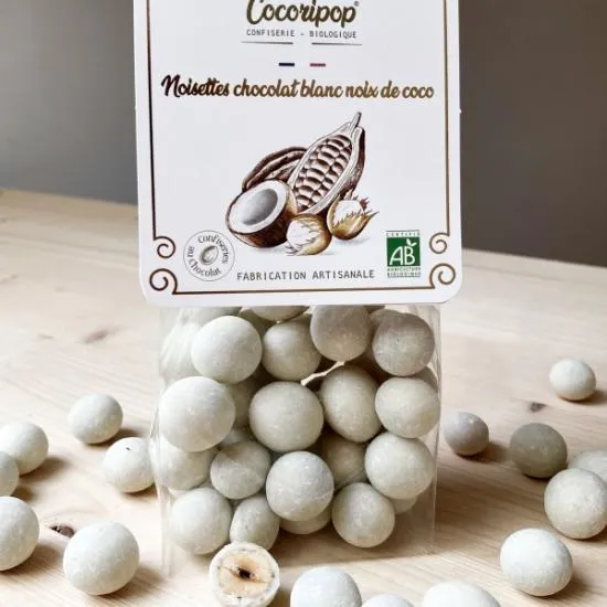 jardin-terroir.com - Noisettes Chocolat blanc noix de coco
