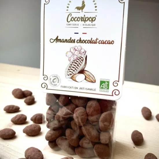 jardin-terroir.com - Amandes chocolat au lait, truffées cacao
