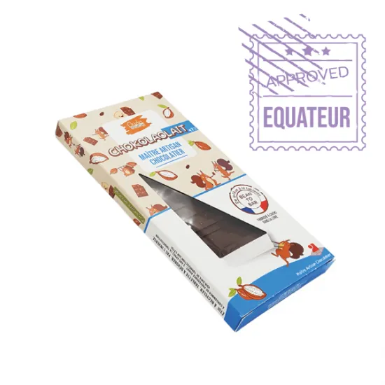 jardin-terroir.com - Tablette de chocolat au lait bean to bar origine Equateur 47%