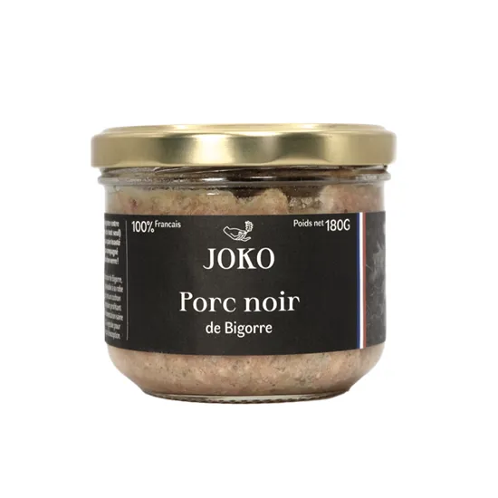 Terrine de Porc Noir de Bigorre AOP , Poids net (en g): 90 g