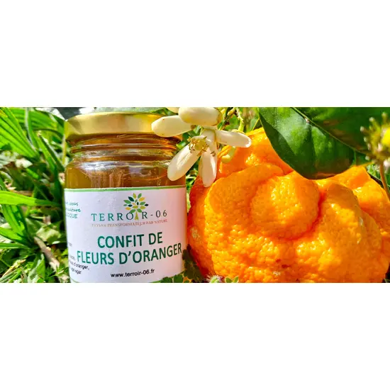 jardin-terroir.com - Confit de fleur d’oranger – pot de 100 g