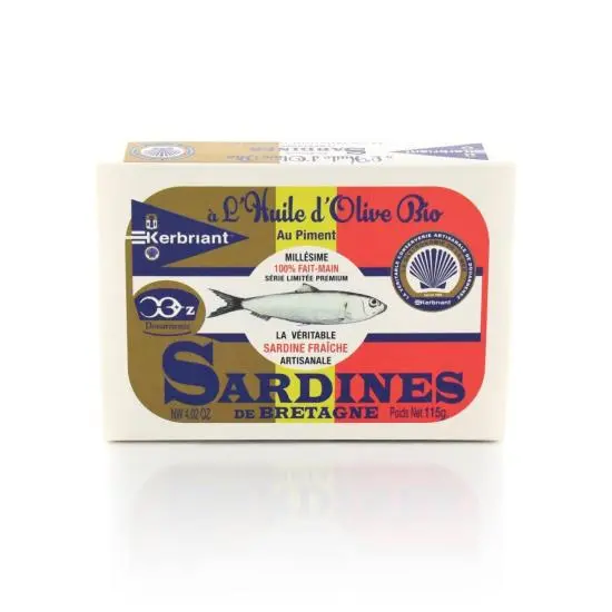 jardin-terroir.com - Sardines huile d'olive et piment bio Bio - 115g