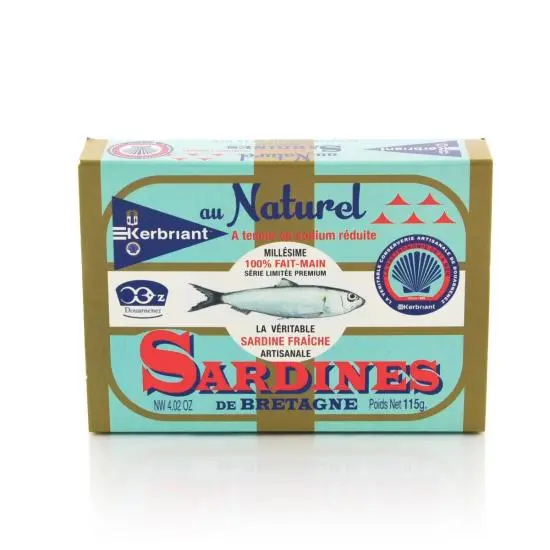 jardin-terroir.com - Sardines au Naturel à teneur réduite en sodium - 115g