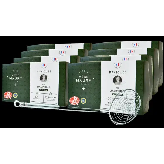 jardin-terroir.com - 8 boites de 9 plaques de Ravioles + écumoire offerte (10,50€/boîte)