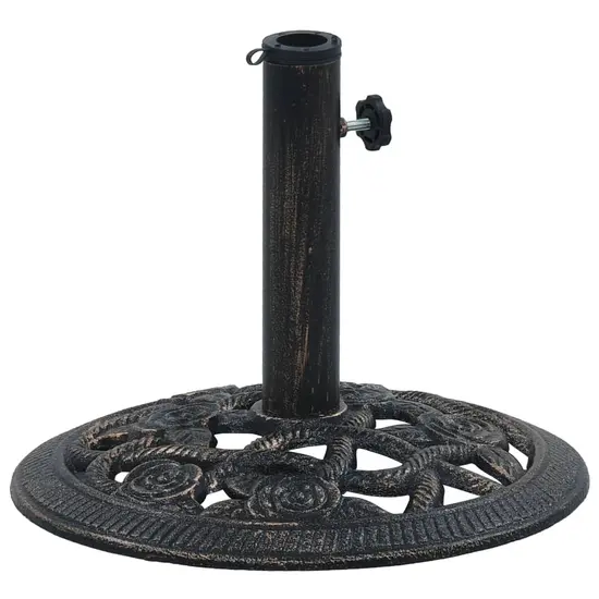 jardin-terroir.com - Socle de parasol Noir et bronze 9 kg 40 cm Fonte