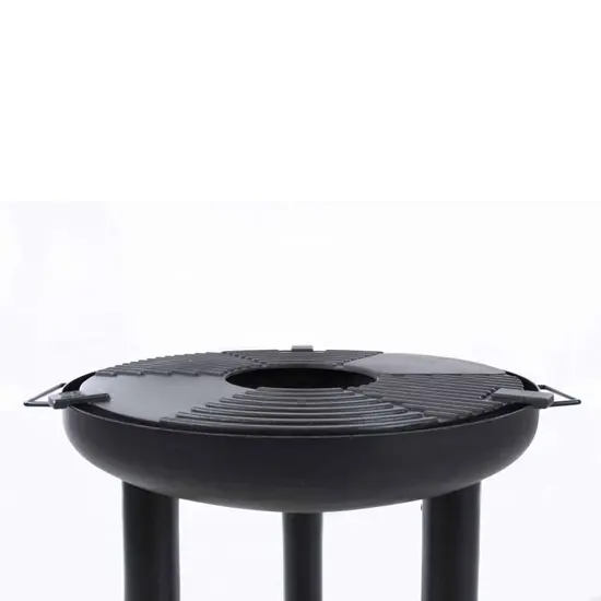 jardin-terroir.com - RedFire Barbecue gril à plancha Noir Acier 