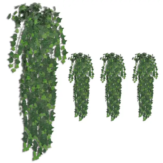 jardin-terroir.com - Buissons artificiels de lierre 4 pcs Vert 90 cm