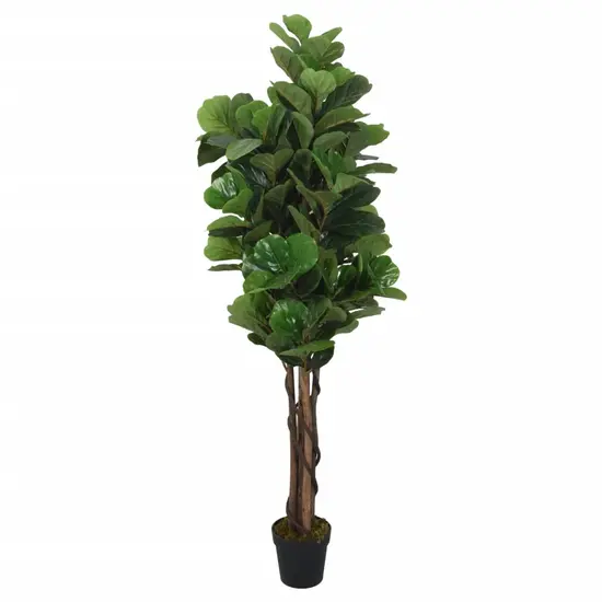 jardin-terroir.com - Ficus lyrata artificiel 180 feuilles 150 cm vert