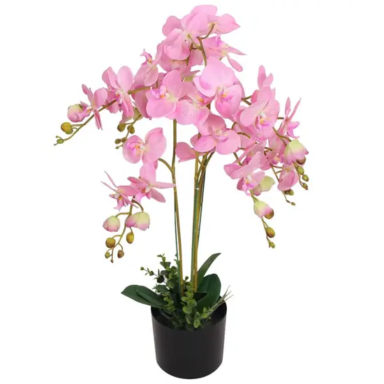jardin-terroir.com - Plante artificielle avec pot Orchidée 75 cm Rose