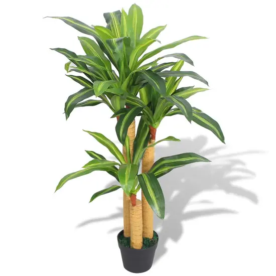 jardin-terroir.com - Plante artificielle avec pot Dracaena 100 cm Vert