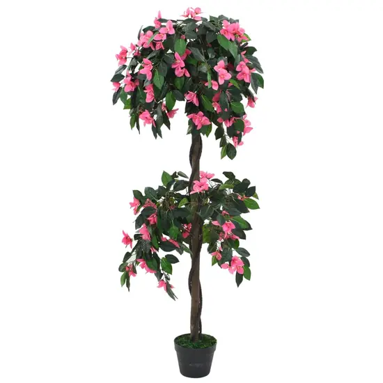 jardin-terroir.com - Plante artificielle de Rhododendron avec pot 155cm Vert et rose