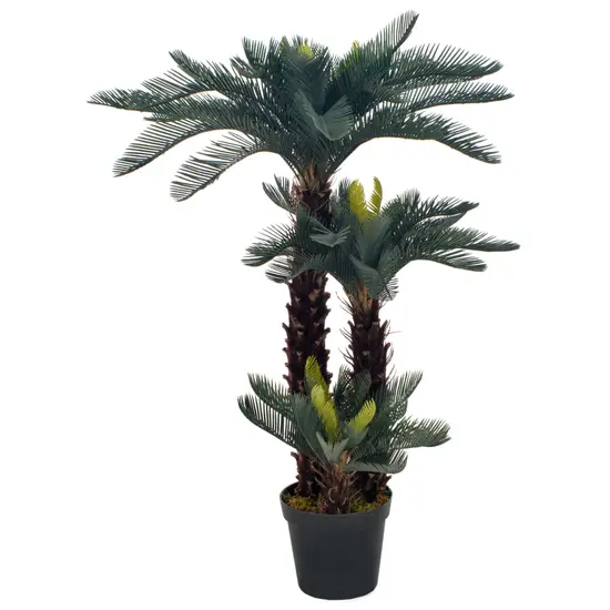 jardin-terroir.com - Plante artificielle avec pot Palmier Cycas Vert 125 cm